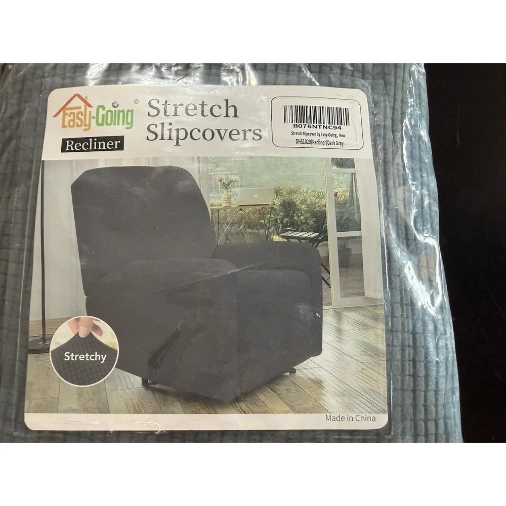 Lazy Boy Recliner Cover Stretch Recliner Slipcover  Chair Cover Dark Gray NWT